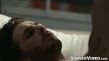 She falls on her back and spreads her athletic legs wide for ryan to start lapping her pussy with his hungry tongue