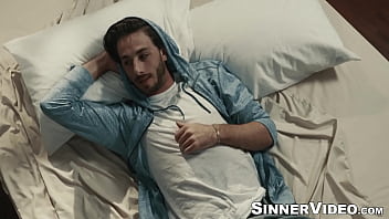 She falls on her back and spreads her athletic legs wide for ryan to start lapping her pussy with his hungry tongue