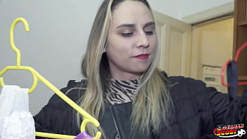 German scout - hard anal casting sex for russian girl aura sin with round ass by big dick agent