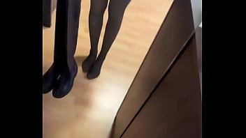 Good morning what do you think of my outfit •if you want to see more go to of #leatherskirt #leatherboots #