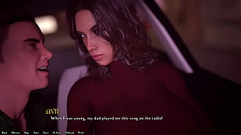 Being a dik #22 - gorgeous busty brunette teacher with attitude drives me home to her place to sleep where she torches herself after i kiss her