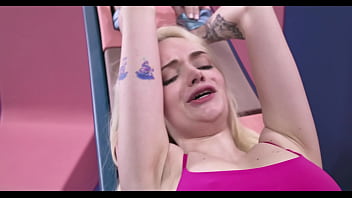 Sfw tickling challenge - cute sexy blonde amber kawaii tests her feet tickling limits with sabina