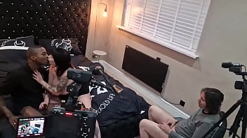 Behind the scenes porn shoot happening right now at our club our cuckolds love being part of it