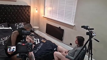 Behind the scenes porn shoot happening right now at our club our cuckolds love being part of it