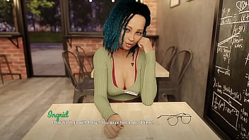 Off the record #08 - busty blonde with short hair has a hard time taking my big fat cock inside her mouth behind the counter