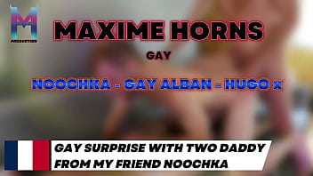 Two daddies one eager hole and so much cum they took me hard deep and without mercy and i loved every seco