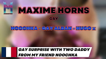 Two daddies one eager hole and so much cum they took me hard deep and without mercy and i loved every seco