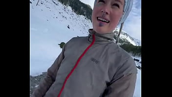 It’s september and i’m standing and running in the snow—can’t believe it ️ ️have you ever exper