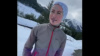 It’s september and i’m standing and running in the snow—can’t believe it ️ ️have you ever exper