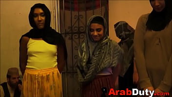 Soldiers fuck arab whores in arabian brothel