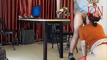 Monday in the office employee without panties tease lick pussy suck dick in the office naughty office c23