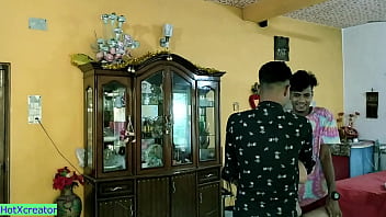 Indian amazing xxx aunty hardcore threesome sex web series sex