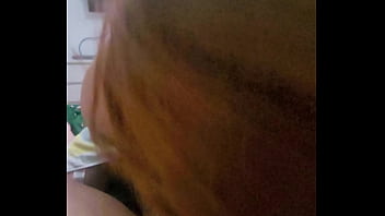 Stepsister just come to my room and suck my dick then she put her finger with gloves to my ass and make prostate massage