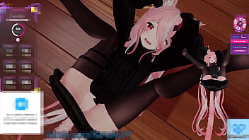 Flat titties friday ~~~ catgirl kanako teases chat with her tiny boobs ~~~ asmr moans & vibrator