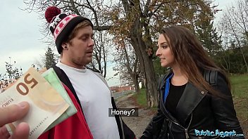 Public agent amirah adara fucks a stranger while her bf waits