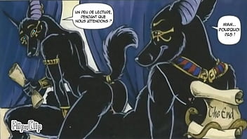 Anubis dark desire avance de la animación en la cual anubis y khaybat tienen una pequeña discusión la cual se arregla de una forma inusual