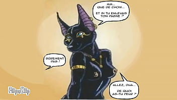 Anubis dark desire avance de la animación en la cual anubis y khaybat tienen una pequeña discusión la cual se arregla de una forma inusual