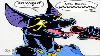 Anubis dark desire avance de la animación en la cual anubis y khaybat tienen una pequeña discusión la cual se arregla de una forma inusual