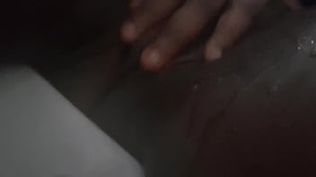 Nana rubs her fat black pussy at home till she squirts pees and fartss
