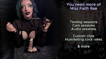 Perverts get mouth soap - preview - humiliating joi jerk off instructions by miss faith rae with cei cum eating instructions and mouth soaping - hd 1080p mp4