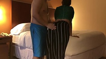 Eating booty with passion