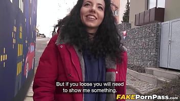 The sexy college student agreed to treat me to a blowjob and then she let me touch her natural perky boobs