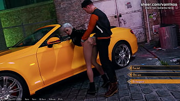 Being a dik episode 10 blue hair tattoed teen zoey with a perfect body has a foursome with some guests from a parallel world and hot anal sex in a car part #74