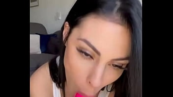 I am alone at home and very horny i masturbate with my favorite dildo and i have an incredible orgasm