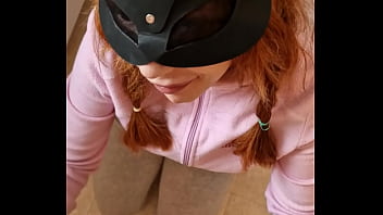 Spanish girl fucking and sucking in the kitchen - blowjob - pussy fuck - big ass - slut redhead