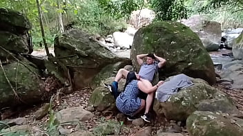 Final part i really enjoy fucking in nature i go to the forest to fuck with my friend and he cums on my leg alexachris20