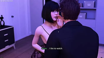 Stepsis takes him to her room and and makes him cum inside her tight ass - freshwomen 07 3d porn game