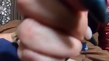 Preview- the nympho wife plays with her camel-toe jumpsuit and put some cum on her shinny red down-jacket 230#amateur #m