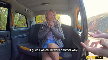 Fake taxi granny having sex with a well-endowed taxi driver