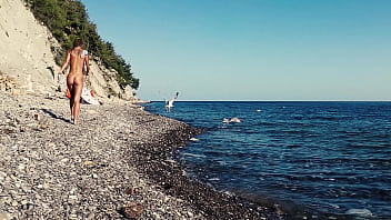Russian young nudist girl sasha bikeyeva fucks on a nude beach