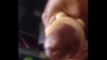 Up close cum shot