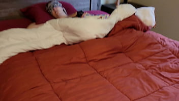 Mom believes her boy is husband and has sex and a cumshot on the face