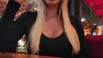 "don't cum inside" my one night stand from the bar says but i come twice deep inside her pussy
