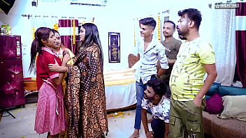 Desi horny step mom teaches her step daughter how to fuck for very 1st time with desi style gangbang full movie
