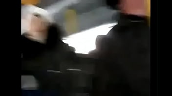 Russian girls flirt with an exhibitionist stranger on the bus