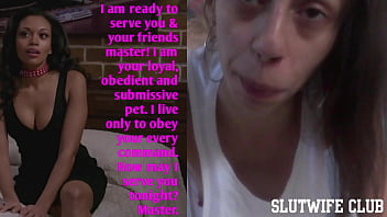 Brutal caption i force skinny blonde candie cross to read nasty texts while getting doggystyle pounded