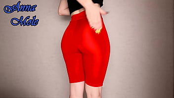Pawg in shorts and leggings for yoga twirls her big elastic ass right in front of your nose video selection