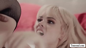 Fat stepdad watches his shemale stepdaughter changing clothes in her that he lets his ts stepteen suck his cock before he barebacks her ass