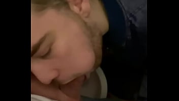 Public toilet blowjob is fun but unfortunately he couldn't finish since we were almost get caught rt if you