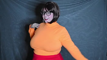Brunette with glasses strips for you