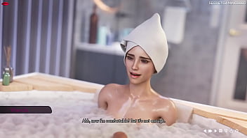 His hot stepmom caught him watching her while she was taking a shower - ms denvers 02 3d porn game