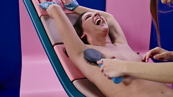 Amirah adara tied and tickled to the limit - naked sexy girl in feet and tickling fetish challenge