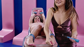 Amirah adara tied and tickled to the limit - naked sexy girl in feet and tickling fetish challenge