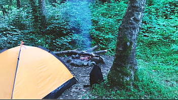 I fuck a hot beauty with a gorgeous ass in the forest