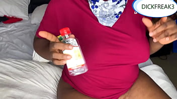 Chubby ebony rains multiple squirts on my bed after fucking the hell out of her subscribe on red sheer