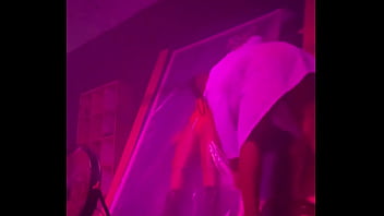 Last night i went to a rave a bdsm kinky queer weird ass rave there was immersive art and installations all a